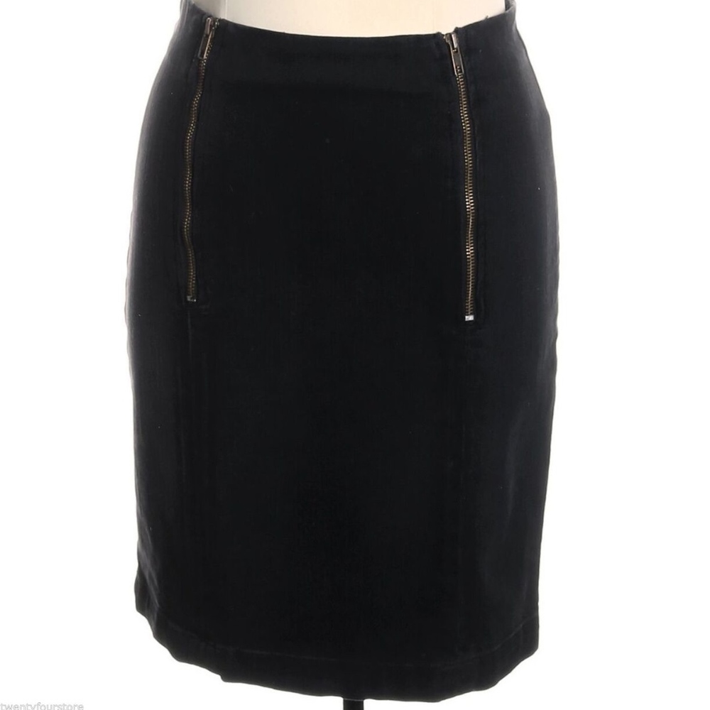 NWT $178 Current Elliott Jeans The Pencil Skirt w/ Zip